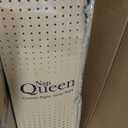 NapQueen 8 Inch Innerspring Full Size Medium Firm Memory Foam Mattress, Bed in a Box White