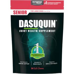 Nutramax Dasuquin Joint Health Supplement for Large Senior Dogs  for Immune Support, Skin & Coat Health, and Brain Health, 84 Soft Chews