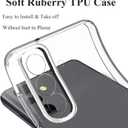 Unov Case for Galaxy A17 / A26 / F17 / M17, Crystal Clear Phone Case with [Anti-Slip Embossed Pattern], Shockproof Slim Protective [Anti-Yellowing TPU] Back Cover, Great Wave