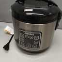 AROMA Digital Rice Cooker, 4-Cup (Uncooked) / 8-Cup (Cooked), Steamer, Grain Cooker, Multicooker, 2 Qt, Stainless Steel Exterior, ARC-914SBD