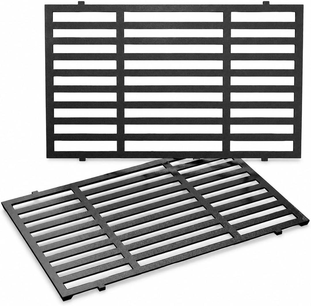 7637 Grill Parts for Weber Spirit E210, 17.5 Inch Grill Grates for Weber Spirit E210, E220, S210, S215 with Front Control,Replacement Parts for Weber Spirit 200 & GS4 Spirit II E210, Spirit II E220