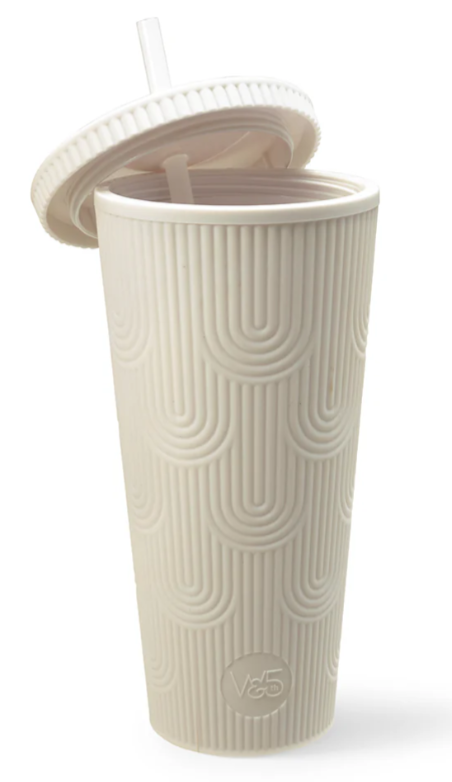 24 oz
MERMAID SCALE MATTE TUMBLER- WHITE
