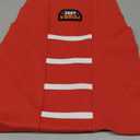 Dirt Bike Seat Cover - White Stripe Universial Seat Cover for Dirt Bike - Motorcycle Motorcross Enduro Seat Covers (Red)
