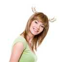 3 x Christmas Reindeer Antlers Headband Xmas Reindeer Hair Band Women Deer Horn Headpiece Hairband Hair Hoop Holiday Party Decoration Cosplay Costume Cute Handmade Crystal Hair Accessories 1 Pack Golden (Style 3: Golden Plated)