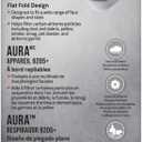 3M Aura Particulate Respirator 9205+ N95, Lightweight, Three Panel Designed Respirator Helps Provide Comfortable And Convenient Respiratory Protection, 10-Pack