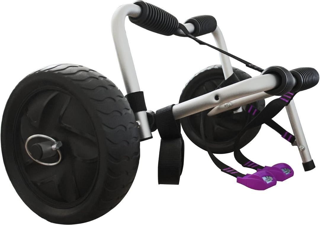 Kayak Cart Canoe Paddleboard SUP Trolley Carrier with No-flat wheels 100LBS Capacity