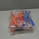 2 x 6 Pcs Crawfish Peeler, Sturdy and Practical Crayfish Shelling Device, Convenient and Smart Seafood Sheller Tool for Families and Restaurants (6, Blue/Orange/Red)