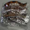 Velscrun Flat Hair Clips for Women Girls, Matte Lay Flat Claw Clips, Strong Hold Large Side Hair Clip All Hair Types, French Duck Billed Non Slip Grip Daily Styling Hair Jaw Claw Clip Bright Leopard