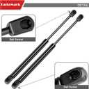C16-08055 20 Inch 120Lb/533N Gas Strut Spring Shock Lift Support for RV Bed Door Truck Tonneau Cover Tanning Bed Heavy Duty Tool Box Lid Basement Floor Boat Hatch Shed Window, se200p-120, 2 PCS