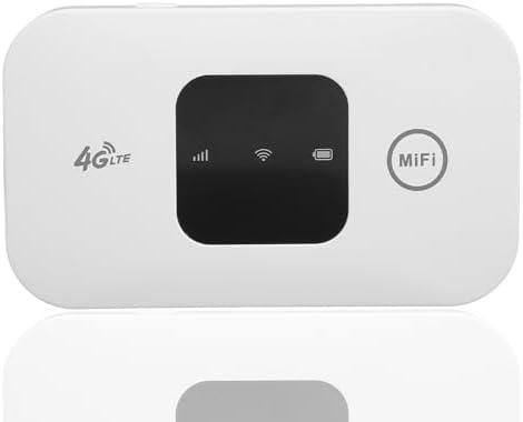 Mobile Hotspot, Portable Travel Router Supports 10 Users at The Same Time, Pocket Device with 2100mAh Large Battery, for Secure Internet at Home Or