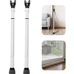 Sliding Door Security Bar, Door Jammer 2-in-1 Adjustable, Door Stoppers Security – 40 Different Adjustments, by Guard Dog Security