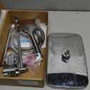 Wide Rain Shower Head With 5 Modes Handheld Showerheads, High Pressure Showerhead Combo with Extension Arm for Bathroom Accessories, Adjustable Shower Head with Anti-Clog Nozzles (Chrome)