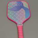 Kids Pickleball Paddle - Little Mermaid/Astronaut Galaxy Pickleball Paddle, Lightweight Honeycomb Core, Pickleball Gifts for Children 12 and Under