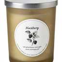 HD Designs Frosted Jar Candle - White Blackberry