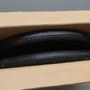 2 Pcs 20" Flat Free Tires Polyurethane Non-inflated Tires Wheels, 20x2 Inch Tire, 2.44" Centered Hub for Wheelbarrow, Garden Carts, Garden Trailers, Roofing Equipment