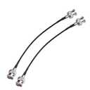 Superbat 3G SDI Cable 75 Ohm BNC Male to Male Black RG179 SDI Video Cable 6inch for Professional Camcorders SDI Video Splitter SDI Monitor Switcher,Supports HD-SDI/3G-SDI/4K/8K(2-Pack)