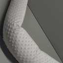 Bed Bumpers for Toddlers Foam Bed Rail for Toddlers 1 Pack Bed Rails Bumper for Queen, King, Twin, Full-Size Bed with Non-Slip Machine Washable Cover (White)