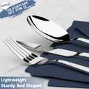 60 Piece Silverware Set For 12, Stainless Steel Flatware/Tableware Set Include Spoons/Forks/Knives, Yoehka Mirror Polished Cutlery Set For Home Kitchen Restaurant Hotel, Durable,Dishwasher Safe