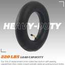 (1 Set) Universal Replacement Rear 110/50-6.5 Tire and Tube Set - Fits Most 38cc, 47cc, and 49cc Mini Pocket Bikes - Compatible with MTA1/MTA2, GP-RSR, and More - Angled Valve Stem for Easy Inflation