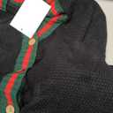 ETCYY NEW Women's 2 Piece Outfit Lounge Set Trendy Cardigan Sweater Pants Sets V Neck Button Pocket Knit Matching Loungewear, Medium