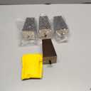 AORYVIC 5 inch Sofa Legs Wood Furniture Legs Pack of 4 Pyramid Couch Legs MidCentury Modern Brown Replacement Legs