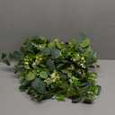 MAKHOT 5.9FT Eucalyptus Garland, Artificial Greenery Garland Flower, Green SpringGarland Wreath Vines Decorations, Fake Silver Dollar Eucalyptus Leaves Vines for Table Home Wedding Mantle Party Decor