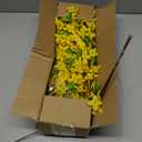 16Pcs Artificial Forsythia Branches: 23.6" Silk Yellow Flowers Faux Forsythia Branches Fake Spring Flowers Artificial for Decoration Wedding Office Home Party Dining Table Vase Indoor Outdoor