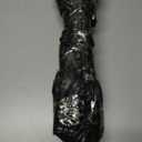 6-Pcs Metal Kitchen Cooking Utensils with Natural Rosewood Handle, Includes Wok Spatula, Ladle, Skimmer, Slotted Spatula Turner, Spaghetti Spoon, Large Spoon