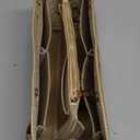 ZTUJO Purse Organizer Insert For Handbags, Silky Bag Organizer With 2 Zippers For Speedy Neverful Tote and More (Beige, Large)