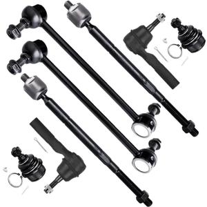 SCITOO 8pcs Front Suspension Kit Inner Outer Tie Rod End fit 2009-2015 for Dodge Journey Lower Ball Joint Sway Bar Link