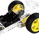 Emo Smart Robot Car Chassis Kit with Motors, Speed Encoder and Battery Box for DIY