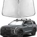 EcoNour Windshield Sunshade Compatible for Hyundai Palisade 2020-2024 2025 2026, Sun Visor for Front Windshield & Window Sun Shade Cover, UV Heat Blocker & Protector, Car Accessories