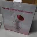 Amconsure Facial Steamer  Nano Ionic Face Steamer Warm Mist Steamer for Home Sauna SPA, Humidifier for Face Steamer for Deep Cleaning Unclogs Pores Sinuses  Bonus 5 Piece Stainless Steel Skin Kit