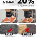 Ankle Weights, 1/2/3/4/6/8/10 LBS 1 Pair Wrist Leg Arm Weights for Women, Kids and Men, Comfortable and Soft, Perfect for Dancing, Running, Walking, Fitness, Workout, Physical Therapy (Black)