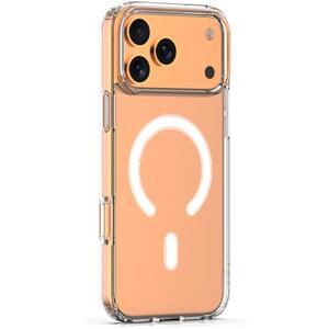 CPHUSA Protective Case Compatible for iPhone 17 Pro Max | TPU + Acrylic Hybrid | Military-Grade Drop Protection | Shock Absorption | Slim Profile | Textured Grip | Wireless Charging | Clear