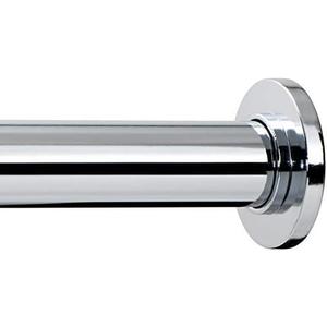 Ivilon Tension Curtain Rod - Spring Tension Rod for Windows or Shower, 54 to 90 Inch. Chrome