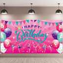 Gymnastics Birthday Party Decorations Gymnastics Photography Backdrops for Birthday Baby Girl Shower Party Supplies