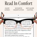 CCVOO 0.5 Stylish Reading Glasses for Women, Stylish Eyeglasses, Blue Light Readers for Women, Cheaters, (A1 Mix)