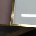 Framed Modern Luxury Gold Wall Art for Living Room, Set of 3 Piece Contemporary Paintings Artwork for Walls, Golden Prints Pictures with Gold Frame, Wall Decor for Home Office - Total 30" x 60"