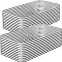2 Pack Tall 6x3FT Raised Beds for Gardening, Corrugated Galvanized Steel Raised Garden Bed, Outdoor Metal Above Ground Garden Bed for Vegetables and Flowers, 6x3FTx16Inch