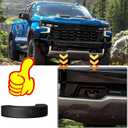 Tow Hook Covers Compatible with Chevy Silverado 1500 2007-2025, Hitch Cover Front Car Tow Hooks Compatible with GMC Sierra 1500 2007-2018 Chevrolet Silverado 1500 Accessories 2007-2025 (Black)