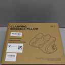 CRECAD Shiatsu Neck Massager with Heat, Electric Deep Tissue Kneading Massage Pillow with 10-Minute Timer for Full Body Muscle Pain Relief, Cordless Portable Cervical Traction Device (Black)