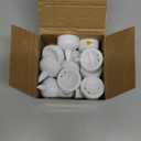 Honoson 24 Pack Flameless LED Floating Candles 1. 6'' Waterproof LED Floating Tealights Battery Water Activated Tealights for Weddings Pool Centerpiece Party Decor(White)