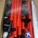 2 in 1 Dual Shot Basketball Arcade Game with 2 Dart Boards/Electronic Scoreboard/LED Light, Kids Basketball Hoop for Home Indoor Outdoor, Sport Toys for Boys Girls