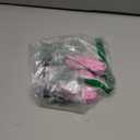 Stitch Gun for Clothes - Includes 6 Fine Needles, 1000 White & 1000 Black Fasteners, Handheld Stitch Gun - Quick Clothing Fixer, Tag Gun for Clothes (Pink Red)