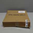 Desk Organizers and Accessories, 5-Tier Paper Letter Tray Organizer with File Holder, Desktop Organizer for Office Supplies (Black) (12" x 12" x 12")