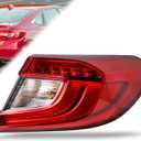 Tail Light Assembly Compatible With 2018-2022 Honda Accord Sedan Outer Right Passenger Side LED Brake Talilight Replace 33550TVAA01