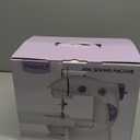 Magicfly Mini Sewing Machine with Extension Table, Dual Speed Portable Sewing Machine for Beginners with Light, Sewing Kit for Household Use, White