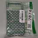 JANDM Hollow Out Compatible with iPhone 17 Pro Max Case, Fashion Beads Bubble 3D Cut-Out Design, Glossy Chrome Electroplate Silicone Glitter Breathable Case for Women Girls (Silver)