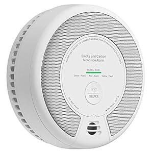 X-Sense 2-in-1 Smoke and Carbon Monoxide Detector Alarm (Not Hardwired), 10-Year Battery-Operated Dual Sensor Fire & CO Alarm, SC06